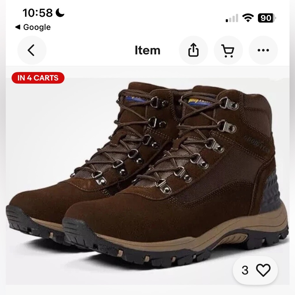 NWT GoodYear Men’s Montana Brown Outdoors Hiker Work Ankle Boots Size 13